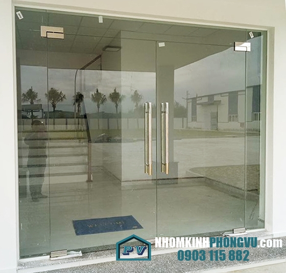 Mẫu cửa kính cường lực bản lề sàn/cửa kính thủy lực [AN TOÀN] dễ sử dụng