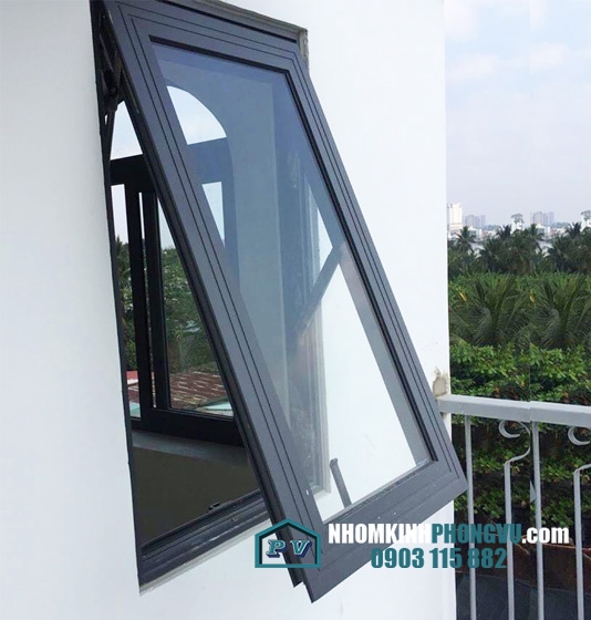 9+ Mẫu cửa sổ nhôm kính mở lật, mở hất đẹp, an toàn, sang trọng nhất hiên nay