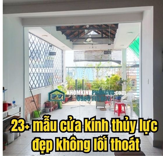 Top 23+ mẫu cửa kính thủy lực 2 cánh mở quay kính 10ly đẹp (100% hình ảnh thi công thực tế)