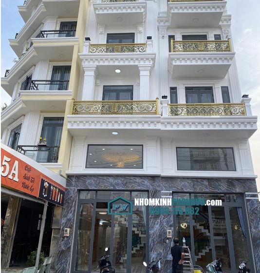 Thi công cửa nhôm kính Xingfa tại đường Quang Trung, Gò Vấp, TPHCM