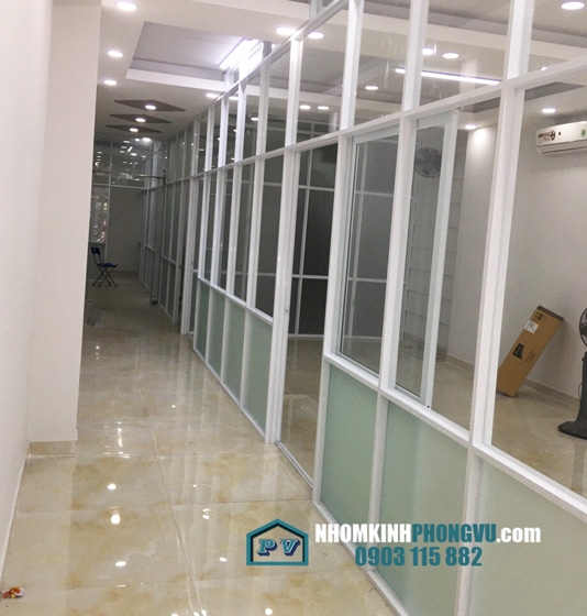 Lắp đặt vách nhôm kính tại trường mầm non, đường Cây Keo, Phường Tam Phú, Quận Thủ Đức, TPHCM
